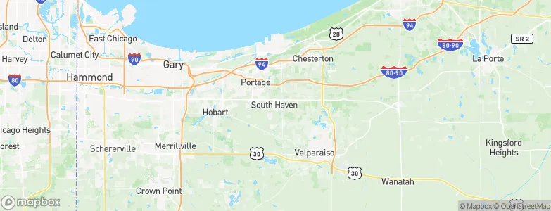 South Haven, United States Map