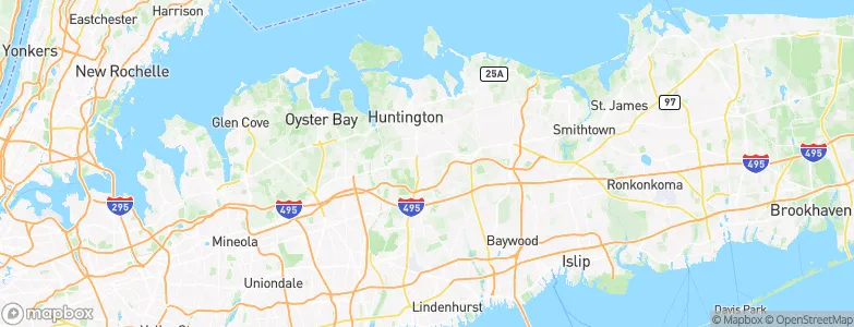 South Huntington, United States Map