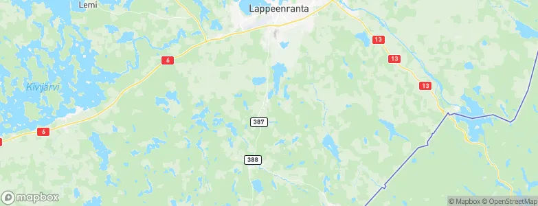 South Karelia, Finland Map