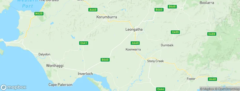 South Leongatha, Australia Map