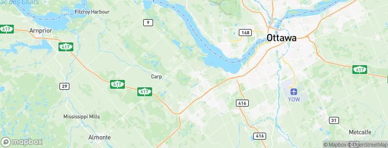 South March, Canada Map