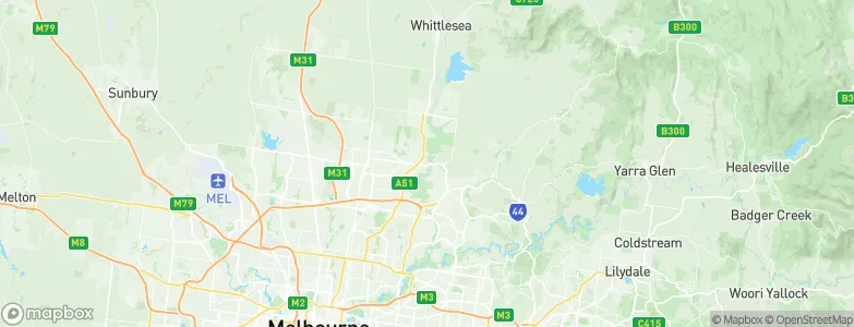 South Morang, Australia Map
