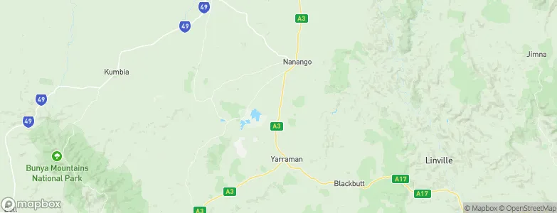 South Nanango, Australia Map