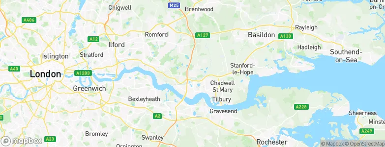 South Ockendon, United Kingdom Map