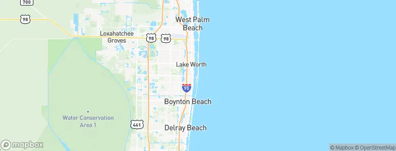South Palm Beach, United States Map