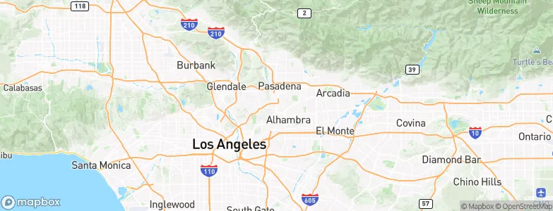 South Pasadena, United States Map