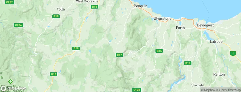 South Riana, Australia Map
