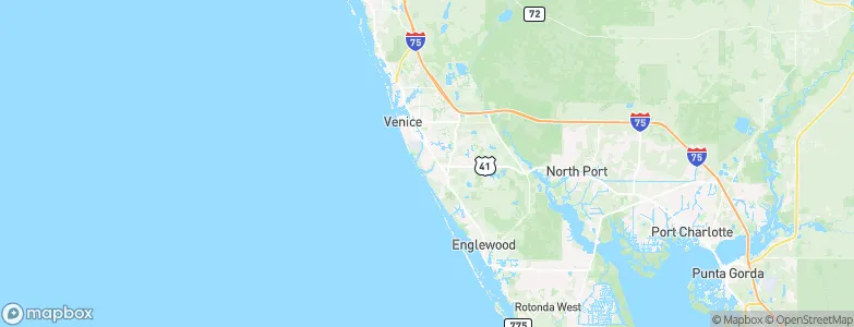 South Venice, United States Map