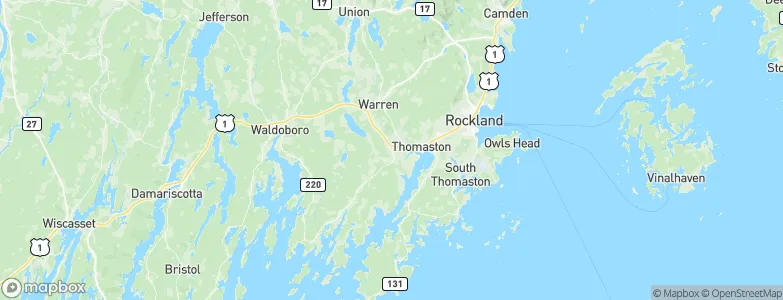 South Warren, United States Map