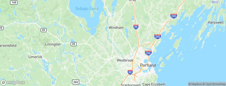 South Windham, United States Map