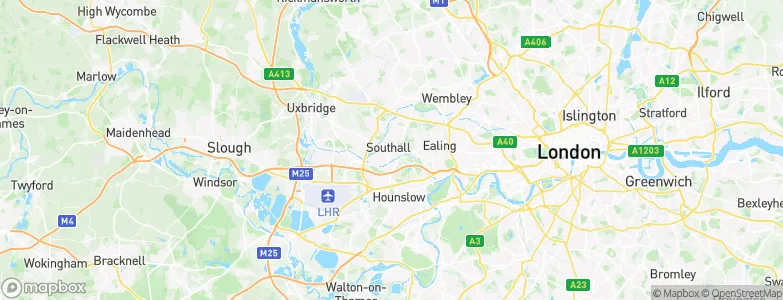 Southall, United Kingdom Map