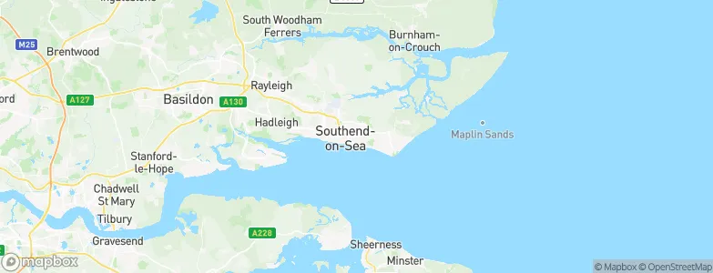Southchurch Village, United Kingdom Map