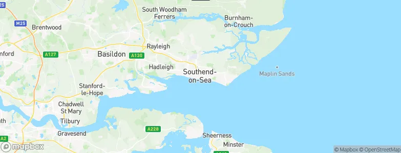Southend-on-Sea, United Kingdom Map