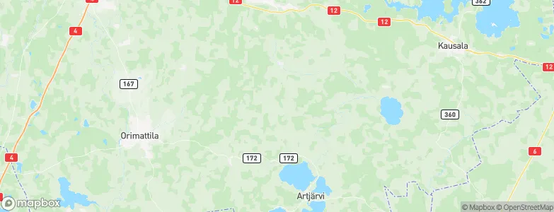 Southern Finland, Finland Map