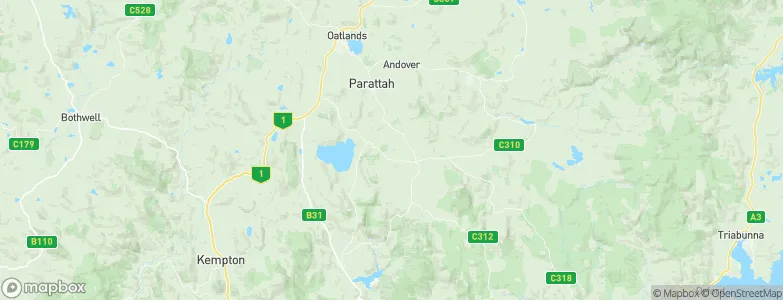 Southern Midlands, Australia Map