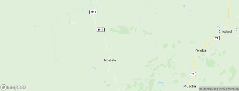 Southern Province, Zambia Map