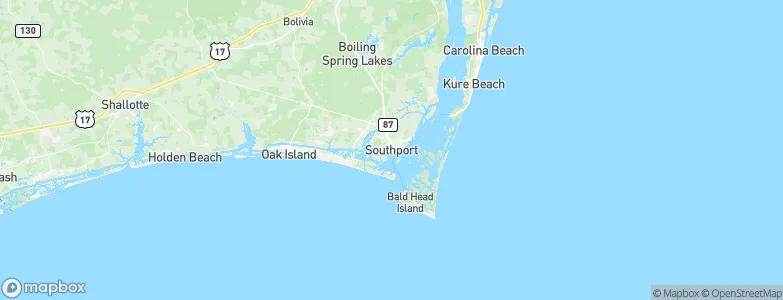 Southport, United States Map