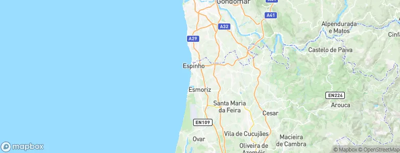 Souto, Portugal Map