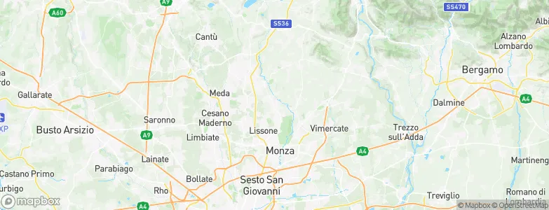 Sovico, Italy Map