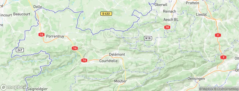 Soyhières, Switzerland Map