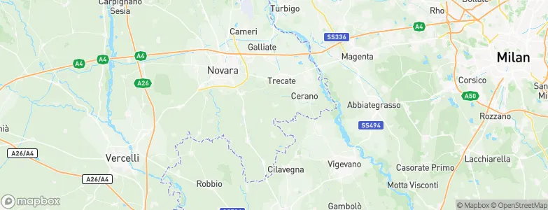 Sozzago, Italy Map