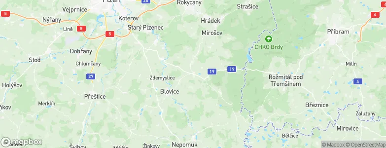 Spálené Poříčí, Czechia Map