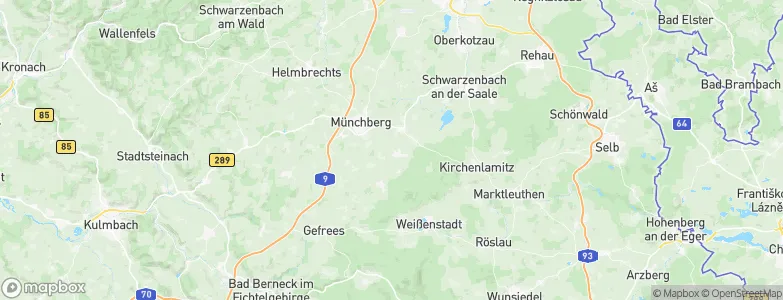 Sparneck, Germany Map
