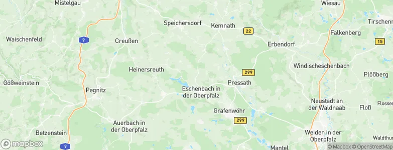 Speinshart, Germany Map