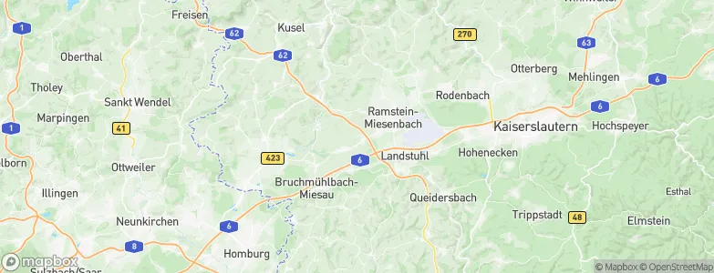 Spesbach, Germany Map