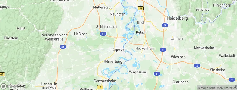 Speyer, Germany Map