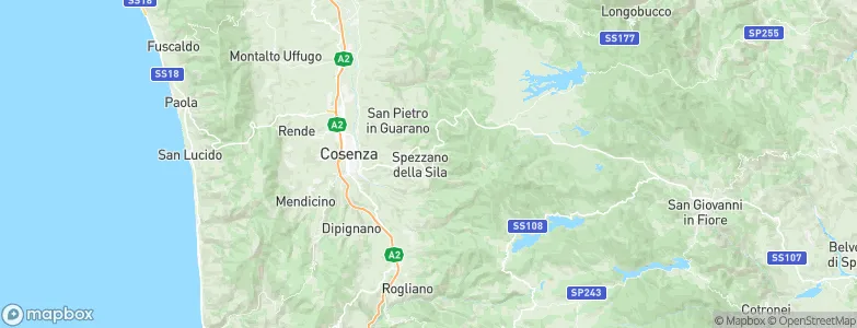 Spezzano della Sila, Italy Map