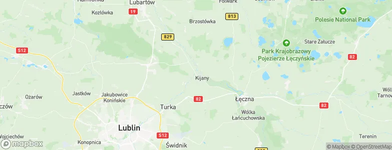 Spiczyn, Poland Map