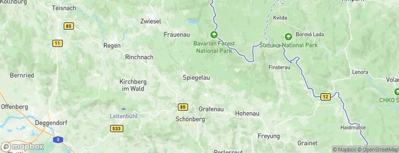 Spiegelau, Germany Map