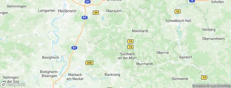 Spiegelberg, Germany Map