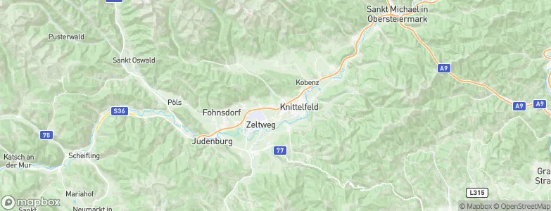 Spielberg bei Knittelfeld, Austria Map