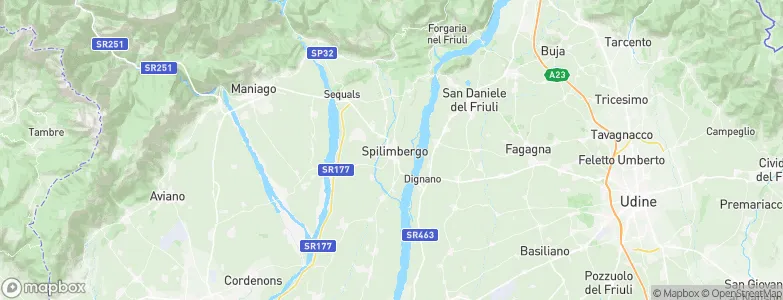 Spilimbergo, Italy Map