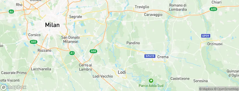 Spino d'Adda, Italy Map