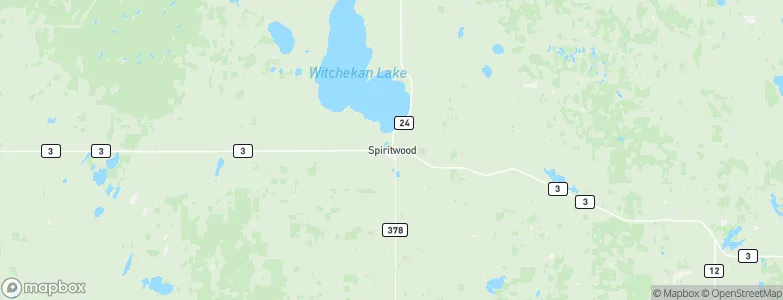 Spiritwood, Canada Map