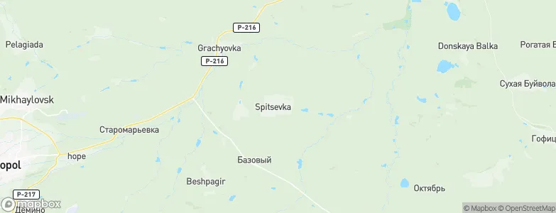 Spitsevka, Russia Map