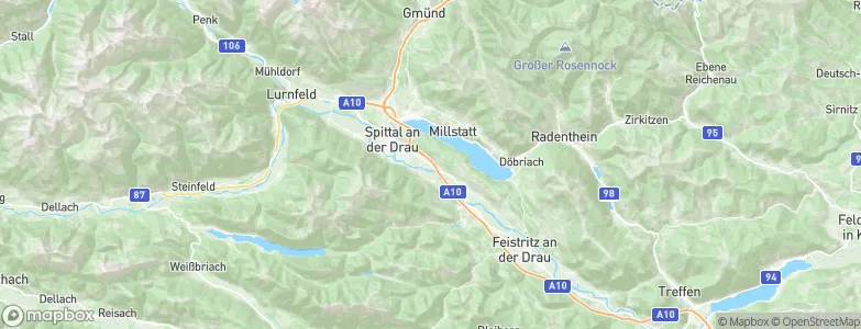 Spittal an der Drau, Austria Map