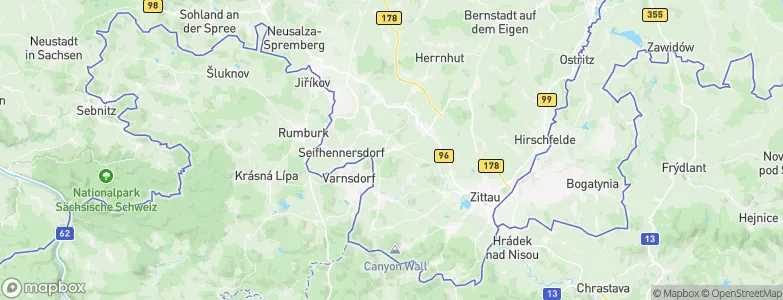 Spitzkunnersdorf, Germany Map