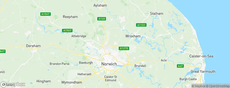 Spixworth, United Kingdom Map