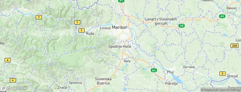 Spodnje Hoče, Slovenia Map