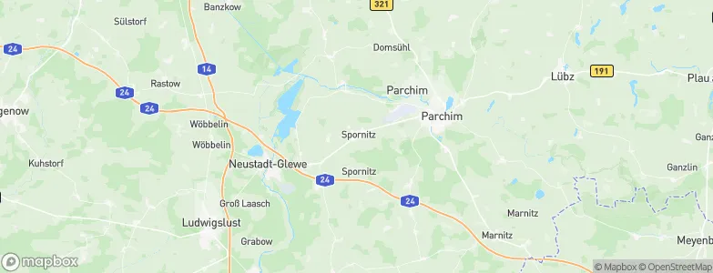 Spornitz, Germany Map