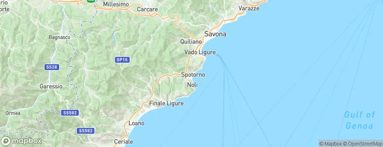 Spotorno, Italy Map