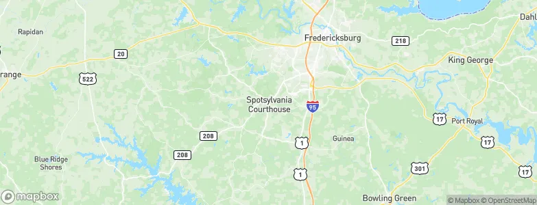 Spotsylvania, United States Map