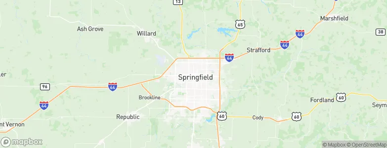 Springfield, United States Map