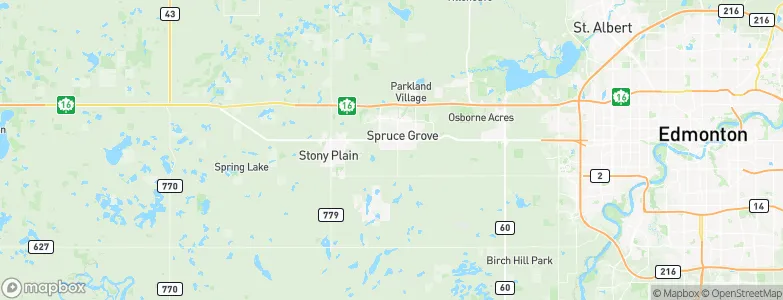 Spruce Grove, Canada Map