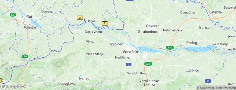 Sračinec, Croatia Map