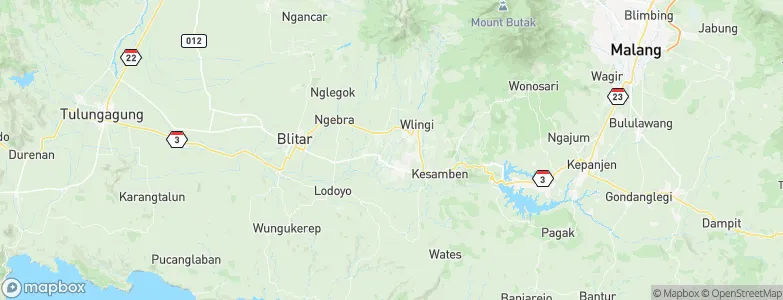 Sragi, Indonesia Map